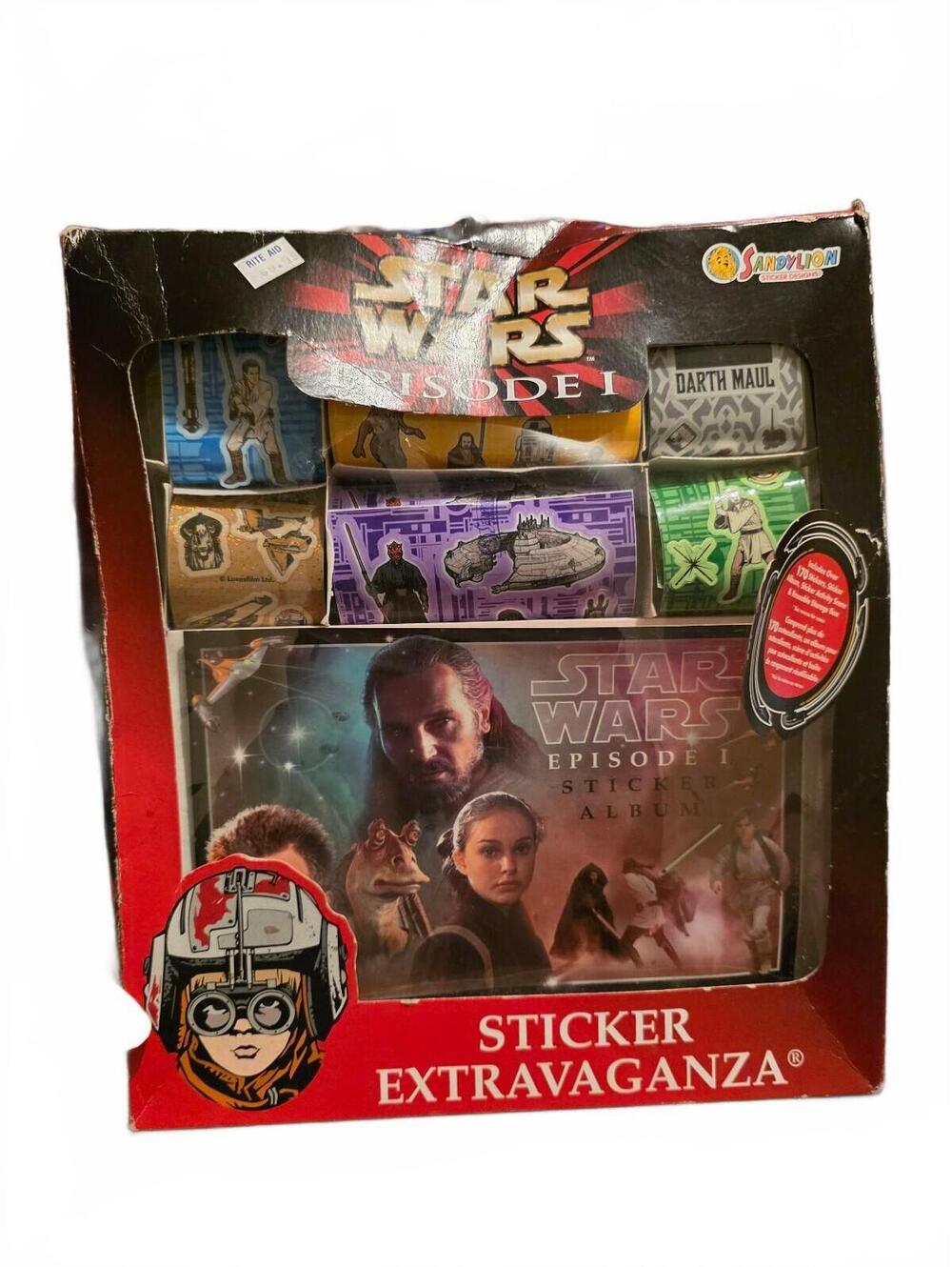 Star Wars Episode I Sticker Extravaganza Album with Over 170 Stickers
